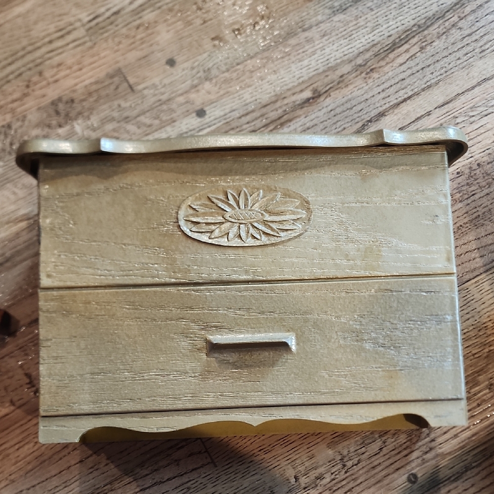 Vintage Lerner Plastic Storage Box with Drawer